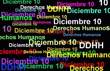 DECIEMBRE 10, DOCE HORAS DE ACTIVISMO POR LOS DERECHOS HUMANOS