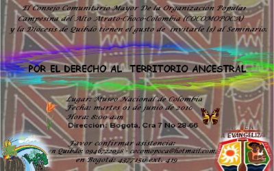 Por el derecho al territorio ancestral