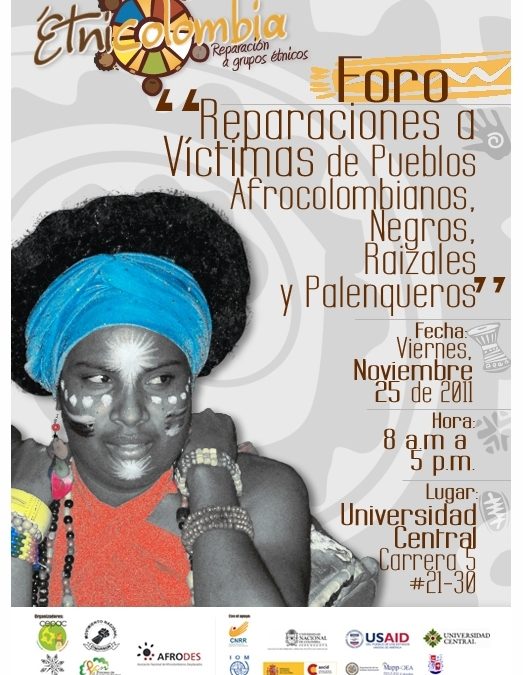 FORO REPARACIÓN A VICTIMAS AFRODECENDIENTES