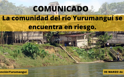 LA COMUNIDAD DEL RÍO YURUMANGUÍ SE ENCUENTRA EN RIESGO 