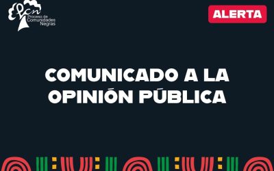 COMUNICADO A LA OPINIÓN PÚBLICA