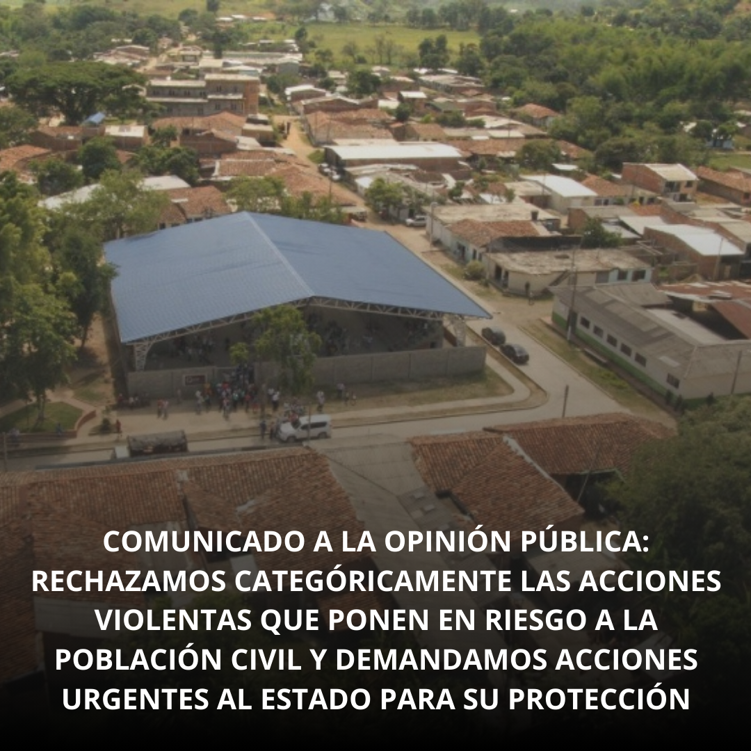 comunicado opinion publica accioines violentas