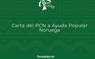 Carta del PCN a Ayuda Popular Noruega