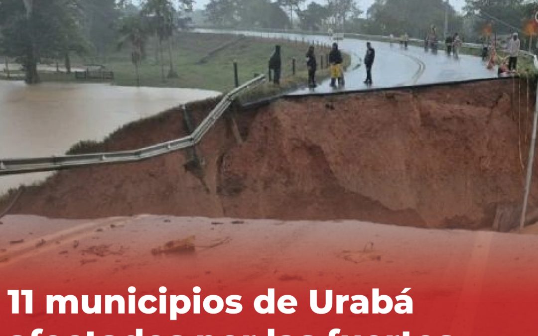 11 municipios de Ubará afectados por las fuertes lluvias