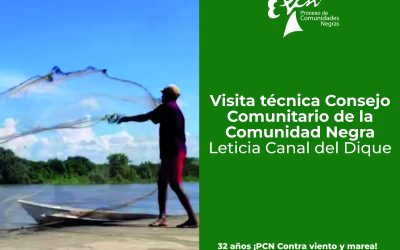 Visita técnica Consejo Comunitario de la Comunidad Negra Leticia Canal del Dique
