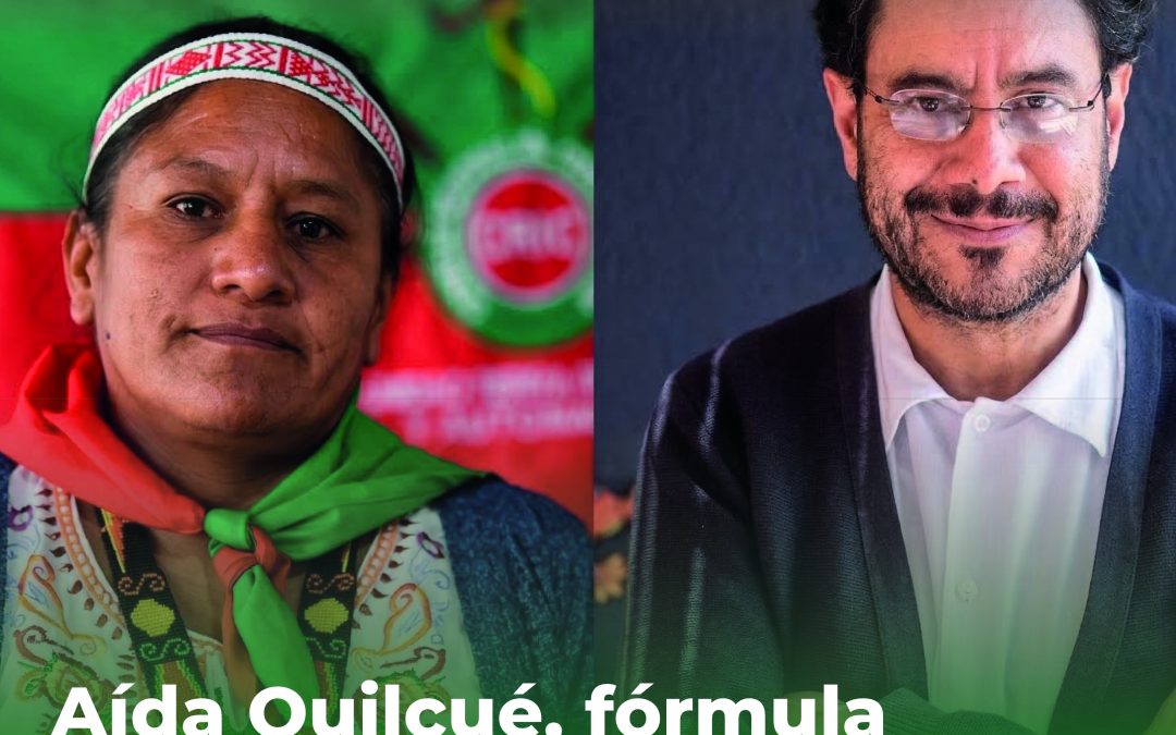 Aída Quilcué, lideresa indígena nasa, será la fórmula vicepresidencial de Iván Cepeda