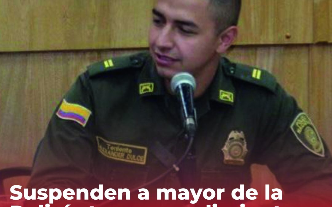 Suspenden a mayor de la Policía tras racista y polémico procedimiento contra patrullera en Quibdó