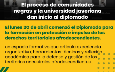 El proceso de comunidades negras y la universidad javeriana dan inicio al diplomado