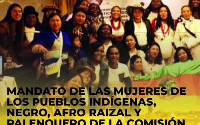MANDATO DE LAS MUJERES DE LOS PUEBLOS INDÍGENAS, NEGRO, AFRO RAIZAL Y PALENQUERO DE LA COMISIÓN ÉTNICA Y LA DEFENSA DE LOS DERECHOS TERRITORIALES