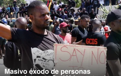 Masivo éxodo de personas extranjeras en Sudáfrica ante el aumento de agresiones xenófobas