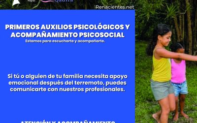 Primeros auxilios psicológicos y acompañamiento psicosocial, sin costo