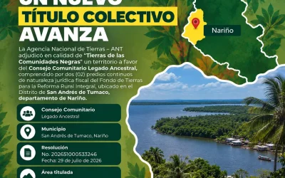 🌿 ¡Un nuevo título colectivo avanza en Nariño!