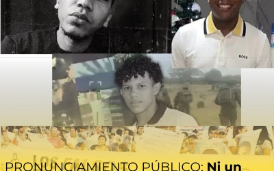 PRONUNCIAMIENTO PÚBLICO: Ni un falso positivo más, ni un cuerpo negro más tratado como amenaza
