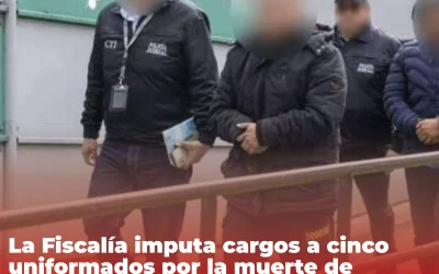 La Fiscalía imputa cargos a cinco uniformados por la muerte de Donovan Balanta en el sur de Bogotá